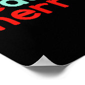 Beach Merry Christmas  Poster (Ecke)