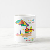 Beach Mind, Happy Heart Summer Verwandlungstasse (Mittel)