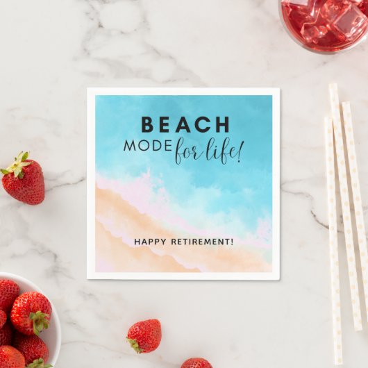 Beach Mode | Rente | Persönlich Serviette (Beispiel)