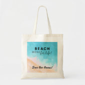 Beach Mode | Rett unsere Ozeane! Tragetasche (Vorne)