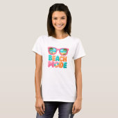 Beach Mode Summer Design T-Shirt (Vorne ganz)