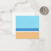 Beach Modern Note Card Mitteilungskarte (Vorderseite/Rückseite Beispiel)