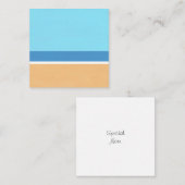 Beach Modern Note Card Mitteilungskarte (Vorne/Hinten)