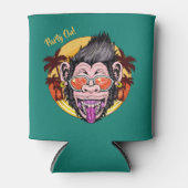 Beach Monkey individuelle Name & Text Dosenkühler (Vorderseite)