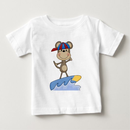 Beach Monkey - Surfen T - Shirt und Geschenke (Vorderseite)