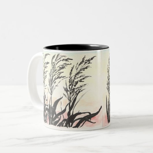 Beach Morning auf einer Tasse (Vorderseite Links)