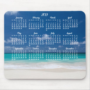 Beach Mouse Pad Kalender 2019 Mousepad