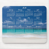 Beach Mouse Pad Kalender 2020 Mousepad (Vorne)