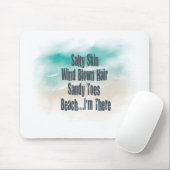 Beach Mouse Pad Mousepad (Mit Mouse)