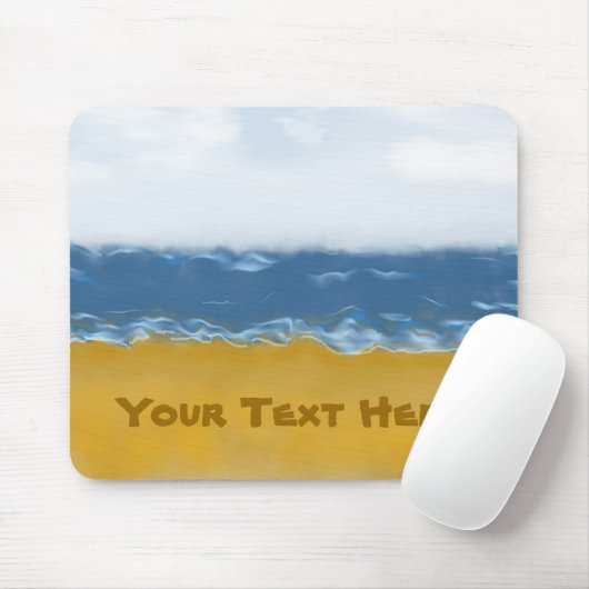 Beach Mouse Pad Mousepad (Mit Mouse)