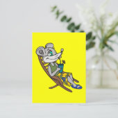 Beach Mouse Postkarte (Stehend Vorderseite)