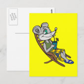 Beach Mouse Postkarte (Vorne/Hinten)