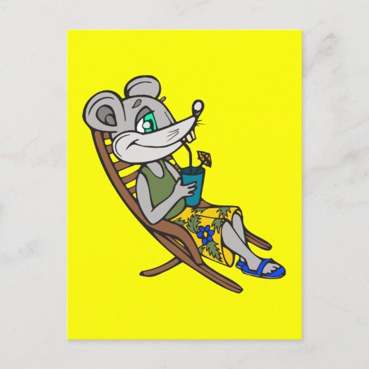 Beach Mouse Postkarte (Vorderseite)