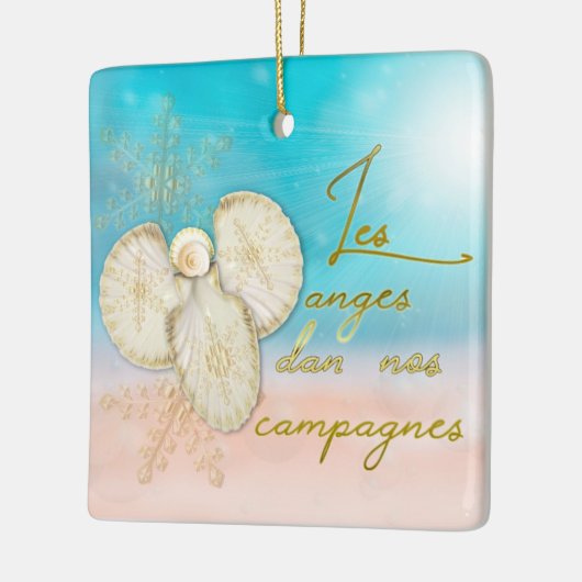 Beach Muschel Angel Ornament (Links)