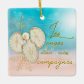 Beach Muschel Angel Ornament (Vorderseite)