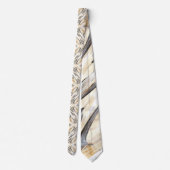 Beach Muschel Colors Abstrakt Neck Tie Krawatte (Rückseite)