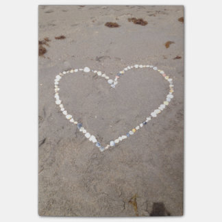 Beach Muschel Heart Post-it Klebezettel