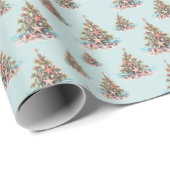 Beach Muschel Weihnachtsbaummuster Geschenkpapier (Rolleneckpunkt)