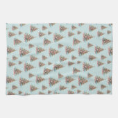 Beach Muschel Weihnachtsbaummuster Geschirrtuch (Horizontal)