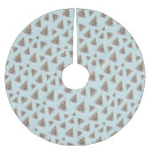 Beach Muschel Weihnachtsbaummuster Polyester Weihnachtsbaumdecke (Vorderseite)