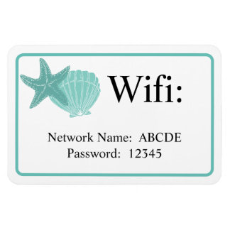 Beach Muscheln Airbnb Urlaub Vermietung Wifi Magnet