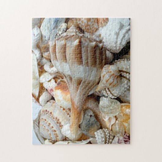 Beach Muscheln Blitzwhelk Puzzle (Vertikal)