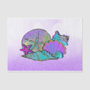 Beach Muscheln Glitzer Sparkle Geburtstagsparty Seidenpapier