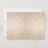 Beach Muscheln Hochzeit danke Karten (Rückseite)