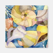 Beach Muscheln Magnet (Vorne)