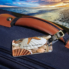 Beach Muscheln Starfish Gepäck Tag Gepäckanhänger