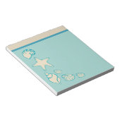 Beach Muscheln Starfish Seashell Notepad Geschenk Notizblock (angewinkelt)