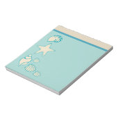 Beach Muscheln Starfish Seashell Notepad Geschenk Notizblock (Rotiert)