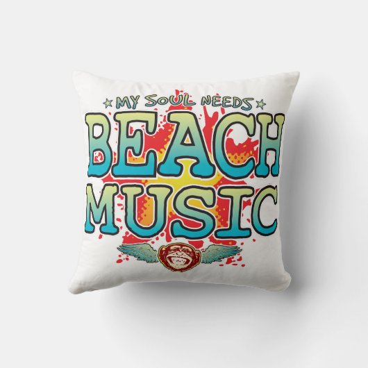 Beach Music Soul Cushion Kissen (Rückseite)
