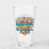 Beach Music Soul Glass Tumbler (Rückseite)