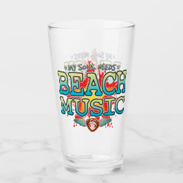 Beach Music Soul Glass Tumbler
