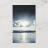 Beach Nature Beileid Beerdigung Gedenkkarte Visitenkarte (Vorderseite)