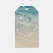 Beach Nautic Monogram Geschenkanhänger (Vorderseite)