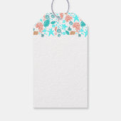 Beach Nautical Ocean Treasures Heart Wedding Geschenkanhänger (Rückseite)