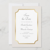 Beach Nautical Rope Wedding Save the Date (Rückseite)