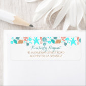 Beach Nautical Türkise Aquamarin und White Wedge (Insitu)