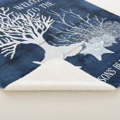 Beach Navy Blue Sea Muschel Coral Starfish Family Sherpadecke (3/4)