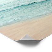 Beach nennt mich Zitat-Fotoplakat Poster (Ecke)