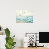 Beach nennt mich Zitat-Fotoplakat Poster (Heimbüro)