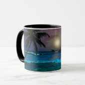 Beach Night mit dem Text Tasse (Vorderseite Links)