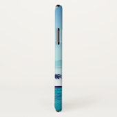 Beach Night mit Moon Birds Palm Tree Ocean Cloud Case-Mate iPhone Hülle (Hinten/Rechts)