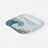 Beach Ocean Babydusche Pappteller (Gewinkelt)