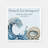 Beach Ocean Babydusche Serviette (Vorderseite)