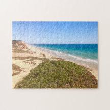 Beach Ocean Blue Sky Landscape Tropical Jigsaw