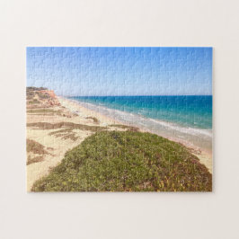Beach Ocean Blue Sky Landscape Tropical Jigsaw Puzzle