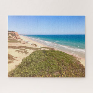 Beach Ocean Blue Sky Landscape Tropical Jigsaw Puzzle